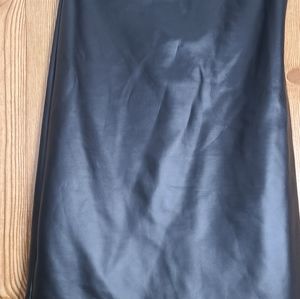 Faux Leather Pencil Skirt